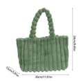 thumbnail image 3 of HOZVOMI Trendy Large Capacity Soft Fabric Tote Bag For Women Stylish Shoulder Handbag With Elegant Style And Comfortable Handle For Daily Use, 3 of 6