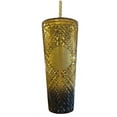 thumbnail image 3 of Disney Parks WDW Starbucks Tumbler Black and Gold New with Tag, 3 of 3
