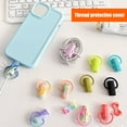 thumbnail image 1 of Charger Cable Protective Cover Silicone Cartoon Design Anti-break Wear-resistant  Data Cables Protector Style A One Size, 1 of 13