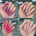 thumbnail image 6 of 576Pcs Length Coffin Press on Nails Set 24Colors False Nails Long Full Cover Stick on Nails Fake Nails Kit Tips Light Artificial Nails for Women Girls Nails Art Decoration, 6 of 8