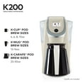 thumbnail image 4 of Keurig K200 Single-Serve K-Cup Pod Coffee Maker, Sandy Pearl, 4 of 10