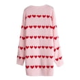 thumbnail image 3 of HongQid Women's Long Sleeve Cute Cardigan Sweaters V Neck Open Front Ribbed Knit Sweater Coat, 3 of 5