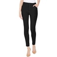 thumbnail image 1 of INC Pantalones casuales con botones expuestos para mujer, negro, 18, 1 of 1