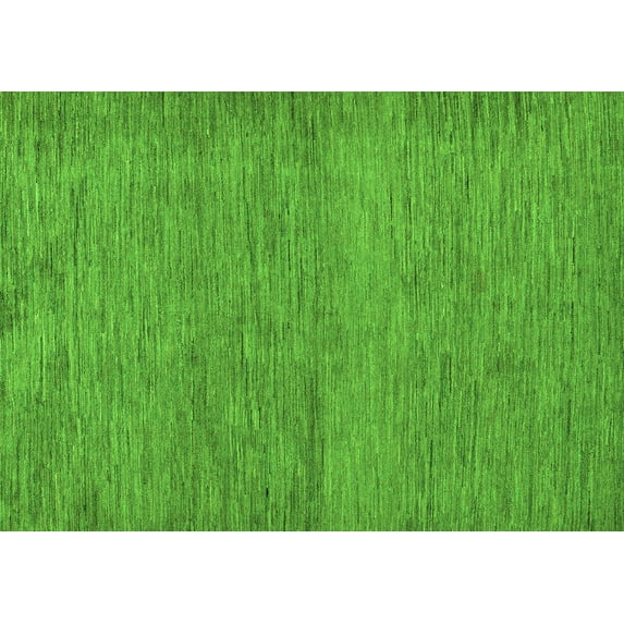 Ahgly Company Indoor Rectangle Abstract Green Modern Area Rugs, 8' x 12'
