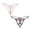 Multicolor, variant on hoksml Lace Thong Panties for Women - Stretch T-String G-String Underwear 2-Pack for Wedding Night, Valentine's Day