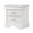 White, variant on Nightstand with Two Drawers | Bedroom Function and Aesthetics | Solid Wood with Diamond Tufted Pattern | Solves Bedroom Storage Issues