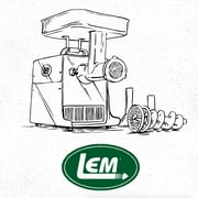 LEM Products BigBite #5 Electric Meat Grinder, 0.35 HP Stainless Steel Machine