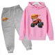 thumbnail image 3 of Conjunto de sudaderas con capucha para niños y niñas, sudaderas con capucha de dibujos animados y pantalones largos, traje de 2 piezas, conjuntos para niños, ropa de Blaze y los Monster Machines, 3 of 5