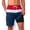 Rd-Wht-Nv, variant on Mens Swim Trunks - Quick Dry Microfiber Swim Shorts Bathing Suit - Mens Board Shorts Swimwear