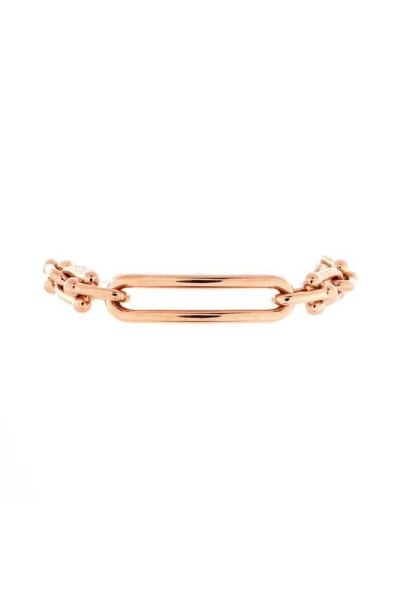 Pre-Owned Hardwear Elongated Link Bracelet 18K Rose Gold By Rebag