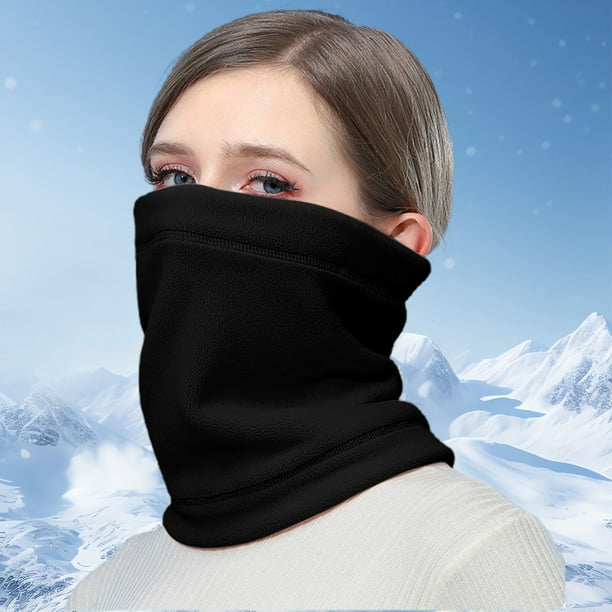 Máscara de ciclismo cálida y resistente al viento, con acolchado grueso y protector de cuello, multifuncional, para esquiar, andar en bicicleta, hacer senderismo y deportes al aire libre.
