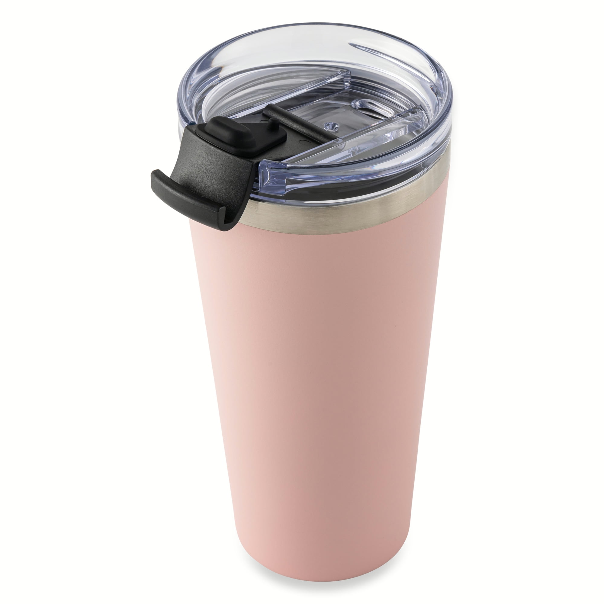 Mainstays 20 oz Stainless Steel Tumbler, Blush
