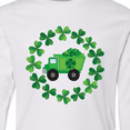 thumbnail image 4 of Inktastic St Patricks Day Shamrock Truck Long Sleeve Youth T-Shirt, 4 of 5