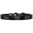 thumbnail image 2 of Mirage Pet 720-30 BKC18 Peace & Joy Widget Croc Dog Collar, Black - Size 18, 2 of 2