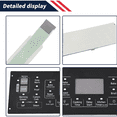 thumbnail image 2 of DG34-00011A Range Switch Membrane Touchpad Control Panel for Samsung Stove Oven, 2 of 6