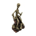 thumbnail image 2 of Zeckos 7 inch Creepy Skeleton Sitting On Rocks Figurine, 2 of 3