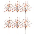 thumbnail image 5 of Pumpkin Picks Fall Branches, Ongmies Fall Berry Stems, Fall Artificial Berry Stems – 5 Pcs Orange Berry Picks with Pumpkin for Autumn, Thanksgiving, and Festival Home Vase Decor, 5 of 9