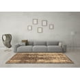 thumbnail image 3 of Ahgly Company Indoor Rectangle Abstract Brown Modern Area Rugs, 2' x 4', 3 of 4