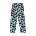 thumbnail image 3 of Vsdgher Angry Shark Print Mens Pajama Pants Sleep & Lounge Pants, PJ Bottoms With elastic waistb and Pockets, 3 of 5