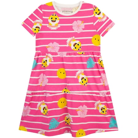 

Baby Shark Girls Short Sleeve Dress Sizes 18M-6