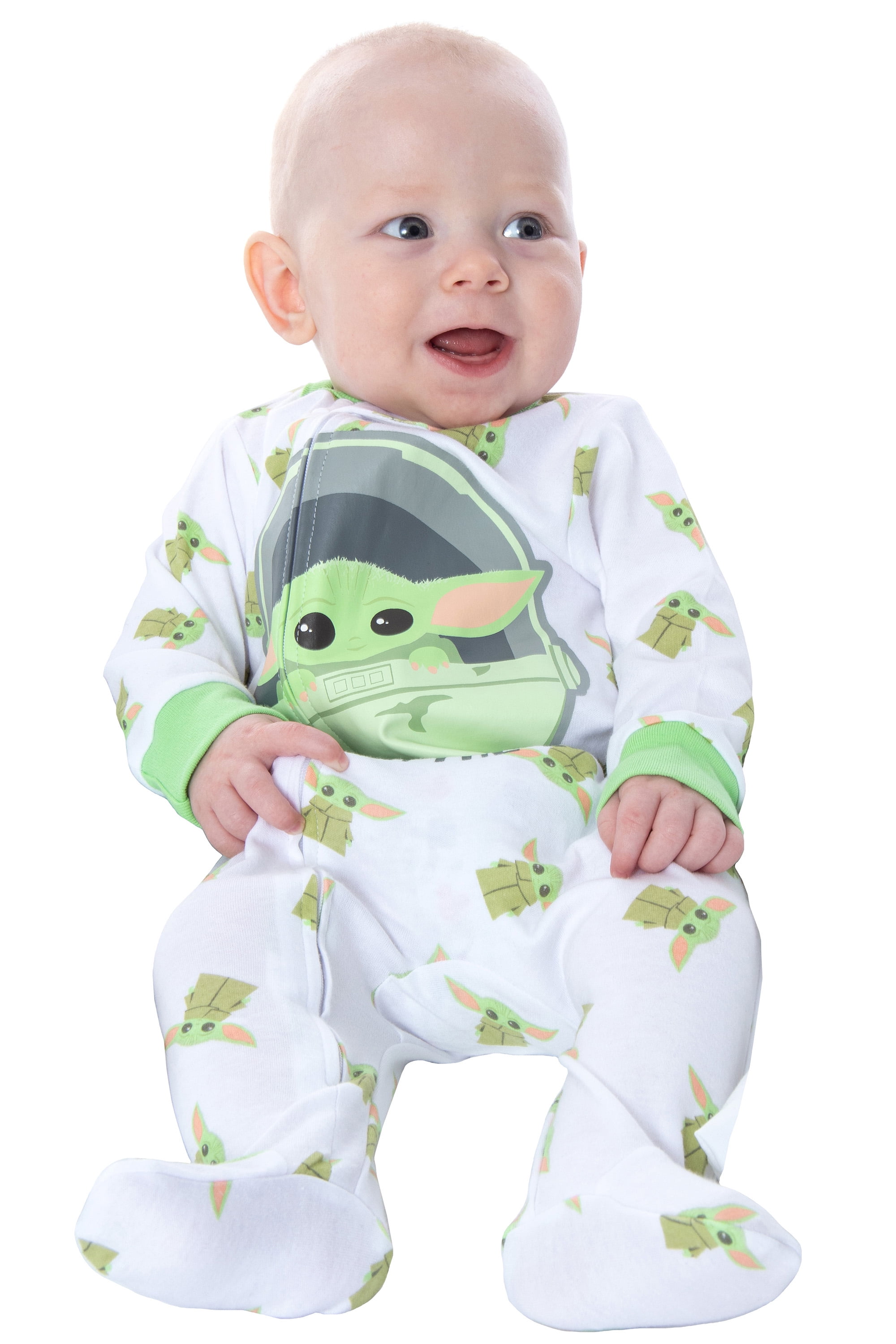 Delegeren Oude tijden gewoontjes Star Wars Toddler and Infant Baby Yoda Cutest In The Galaxy Onesie Pajama -  Walmart.com