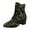 Camouflage, variant on Rokment Camo Dress High Heel Combat Boots for Women Fall Winter Pointed Toe Chunky Heeled Mid Calf Ankle Booties