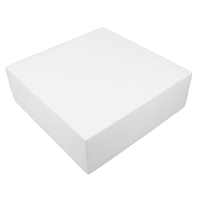 Conveniente cubo de espuma en blanco Diy, artesanía de espuma en blanco suave, fabricación de cubos de espuma artesanales