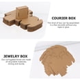 thumbnail image 2 of OUNONA 25Pcs Paper Corrugated Board Packing Boxes for Shipping and Mailing 4.13x3.93x1.97 Inch, 2 of 8