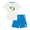 Brilliant White, variant on Reebok Toddler Boys "Velocity" Tee & Short Set, Sizes 12M-5T