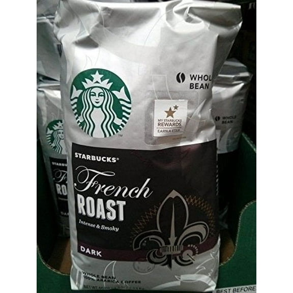 3 Pack Wholesale Lot Starbucks French Roast Whole Bean Coffee 40Oz