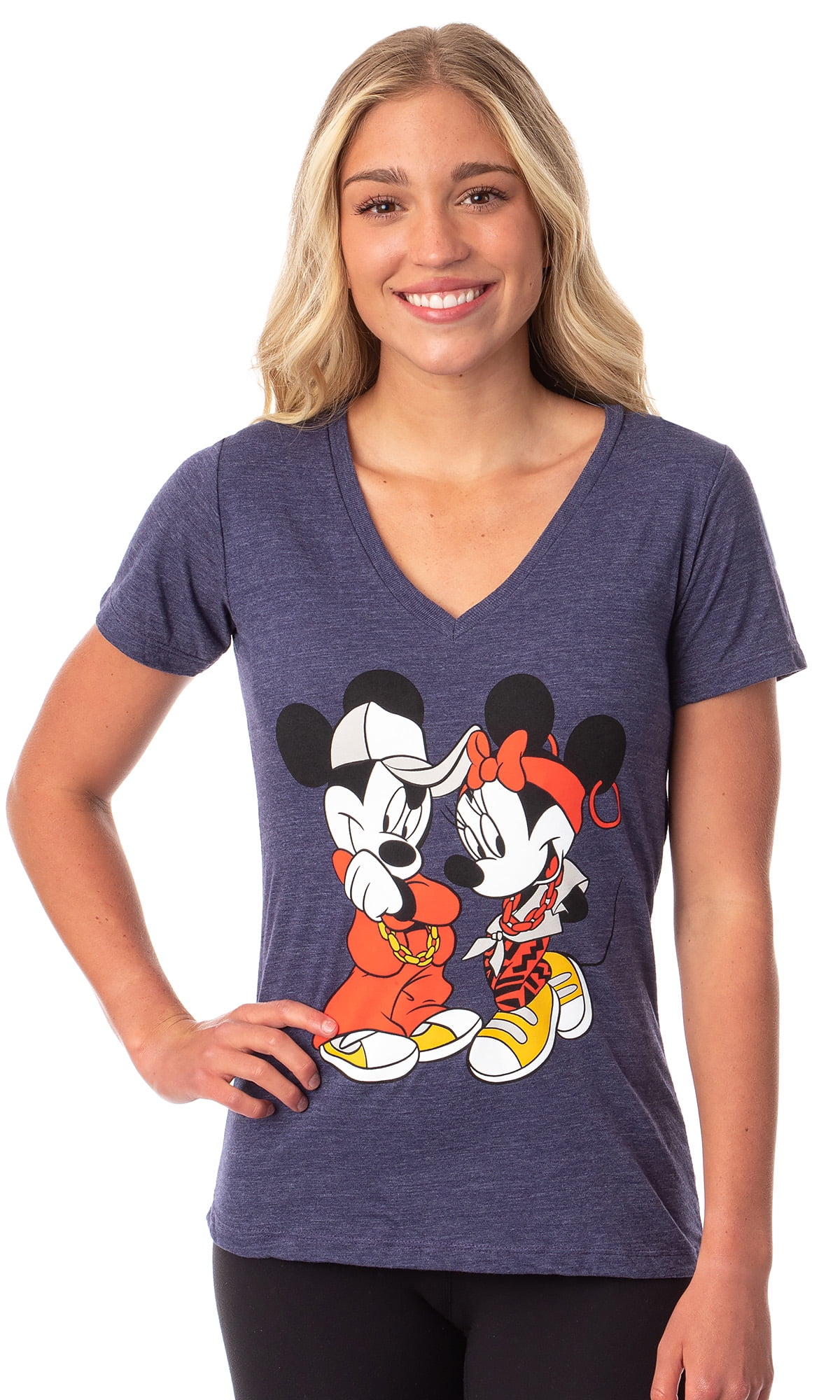 Disney Juniors Mickey And Minnie Mouse Hip Hop Love Character T-Shirt ...