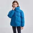 thumbnail image 5 of Winter Coats Medium Length Lightweight Puffer Jacket for Little Boys Girls, Kids Light Outwear Puffer Padded Outwear Szie 4-11T, 5 of 6