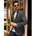 thumbnail image 2 of COOFANDY Mens Blazer Casual Fitted Sport Coats Western Summer Weeding Party Suit Jackets, 2 of 6