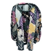 Vera Bradley Women's Small Backpack Palm Floral Purple Lining Water-resistant