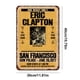 thumbnail image 5 of Chapa Metal Vintage Eric Clapton Pintura Hierro Rectangular Pared 30x40cm, 5 of 9