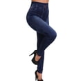 thumbnail image 5 of Women's Ultra Soft High Waist Denim Leggings, 5 of 7