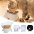 thumbnail image 2 of Cat Bowl Pet Water Food Basin Tall Bowl Feed Dog Bowls Bowl EW Pet N ◆о αч θε \: E6Z0, 2 of 8
