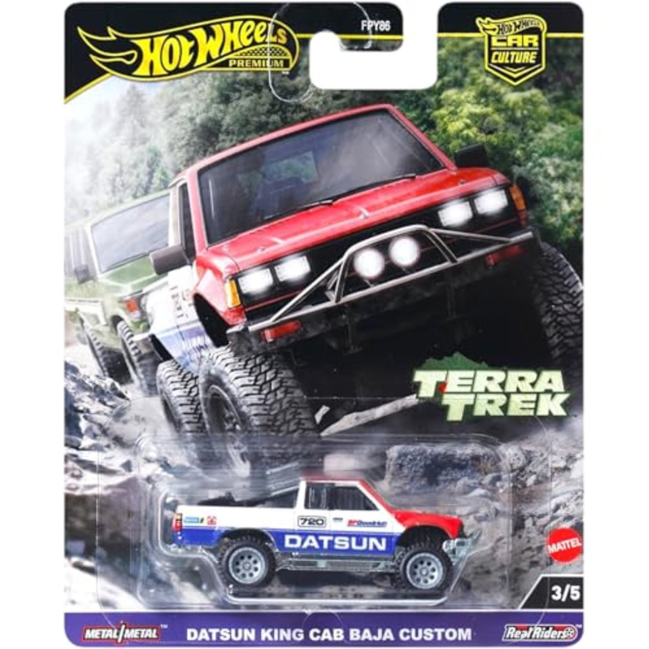 Hot Wheels Terra Trek Off‑Road 1:64 Scale Die‑Cast Set of 5 FPY86-961C