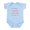 Sky Blue, variant on CafePress - Happy Father's Day Infant Bodysuit - Baby Light Bodysuit, Size Newborn - 24 Months