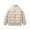 Beige, variant on WhouRiu Girls' Winter Coats Stand Collar Zipper Quilted Coat Child Loose Winter Windproof Puffer Coat Pink,Sized 12-18 M