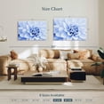 thumbnail image 4 of Elephant Stock Pastel Blue Dahlia Wall Art - Horizontal Canvas Wall Art - Living Room Wall Decor - Floral And Botanical Canvas - Blue And White Decor - 45" x 30", 4 of 8