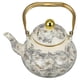 thumbnail image 3 of Vintage Enamel Tea Kettle Retro Style Water Boiling Even Heat Distribution Multi 2L Capacity 1Pcs, 3 of 4