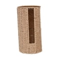 thumbnail image 4 of Cesta de almacenamiento tejida, organizador de baño con tapa, cesto para ropa sucia, contenedor para la entrada, el hogar, la cocina, la lavandería, 4 of 9
