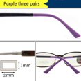 thumbnail image 1 of 3 Pairs Silicone Temple Tips Anti-slip Eyeglass Flat Ear Tubes Replacementa, 1 of 5