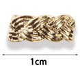 thumbnail image 6 of dianhelloya Nail Art Supplies 20Pcs Nail Art Decor Three-dimensional Shiny Surface Stunning Visual Effect DIY Rust-proof Gloss Gold Silver Twist Chain Nail Ornament Nail Salon Supply, 6 of 8