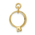 thumbnail image 2 of 14k Yellow Gold Wedding Rings Cubic Zirconia Cz Necklace Pendant Charm Special Occasion, 2 of 8