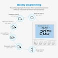 thumbnail image 2 of Yeacher WIFI Smart Boiler Thermostat with Receiver 3.2Inch LCD Display Intelligent Thermostat with Application & Voice Control Digital Programmable Thermostat, 2 of 8