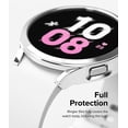 thumbnail image 4 of Ringke Slim Case [2 Pack] Compatible with Samsung Galaxy Watch 5 44mm, Watch5 Bezel [Frame Only] Premium PC Hard Thin Cover - Clear & Chrome, 4 of 11