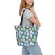 thumbnail image 2 of Fotbe Colorful Easter eggs Bolsa de Playa con Estampado, Bolsa de Hombro, Bolsa de Mano Espaciosa, Bolsa de Viaje Ligera, Bolsa de Compras Versátil, 2 of 6