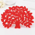 thumbnail image 6 of Naierhg Tree Shape Kitchen Tool Coaster Anti-Skid Insulation Cup Mat Placemat, 6 of 8